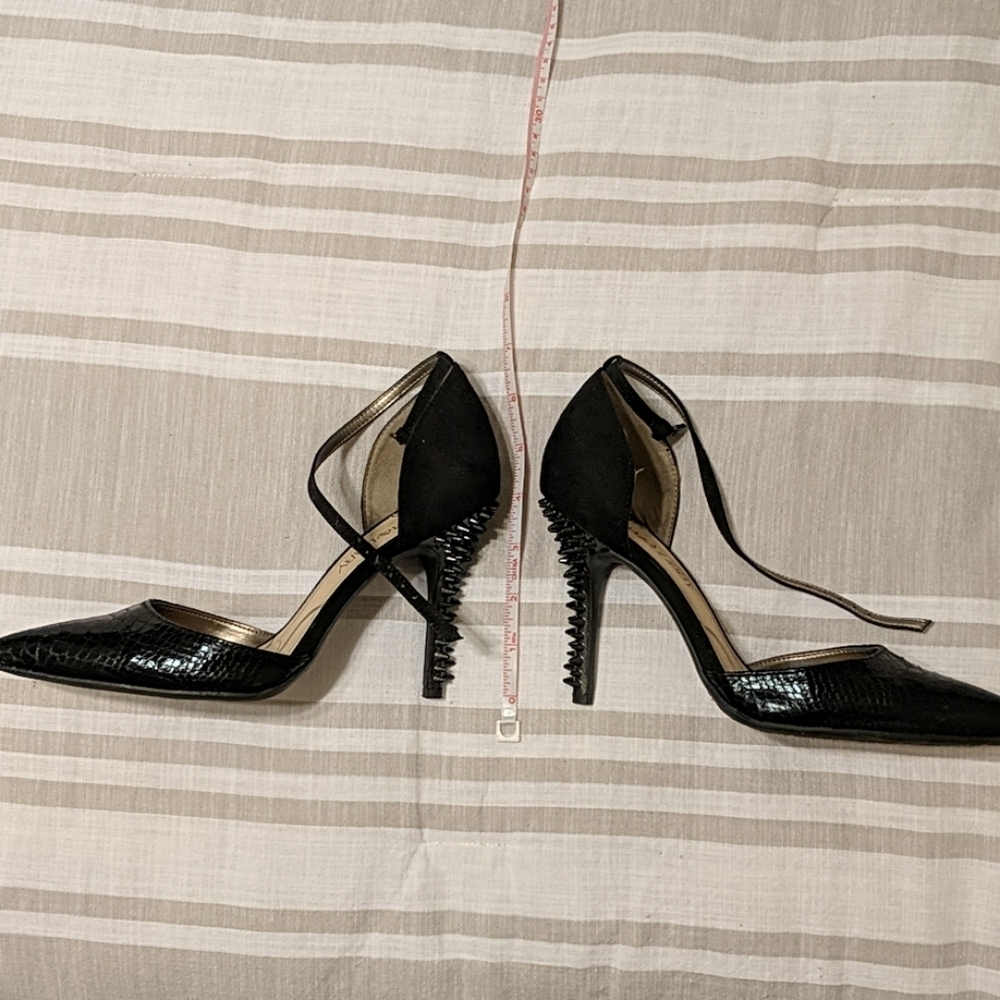 Strappy and Spikey 4 inch pumps